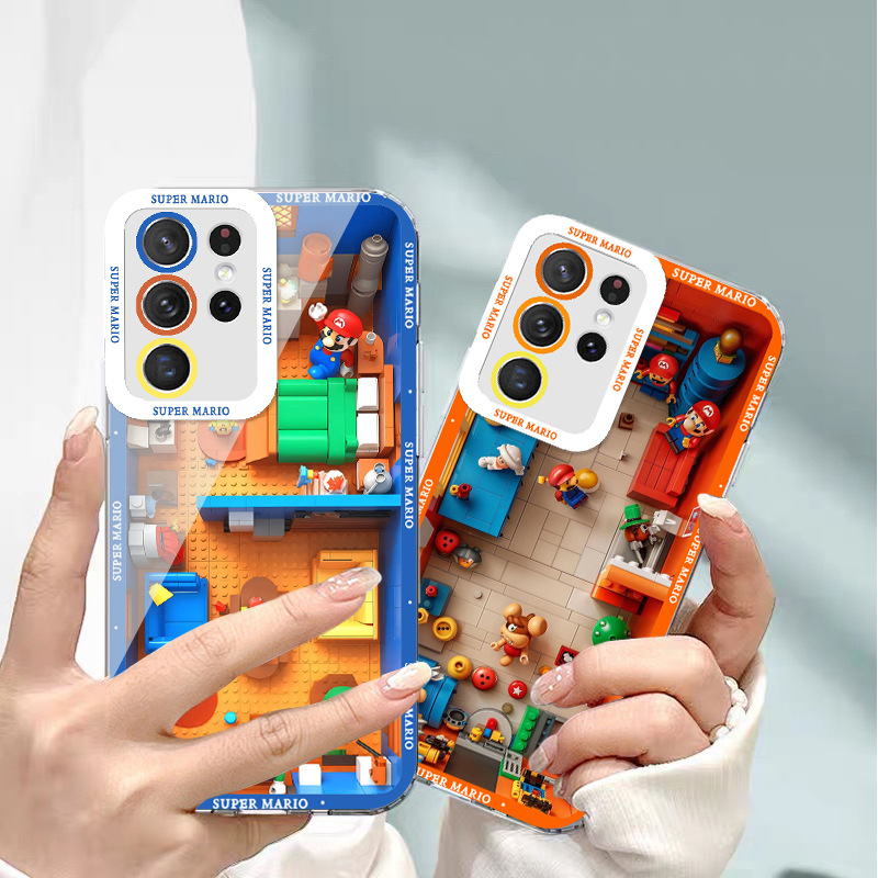 مناسبة لـ Samsung S24 Case Mobile Phone Case Ultra Mechanical Mario S20 Lego Building Place بالإضافة إلى Angel Eye M11 Anti-Fall مناسبة لـ Samsung S24 Case Mobile Phone Case Ultra Mechanical Mario S20 Lego Building Place بالإضافة إلى Angel Eye M11 Anti-Fall