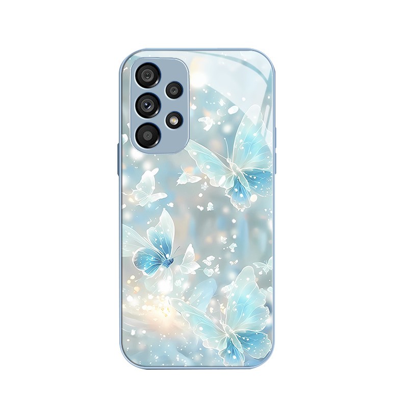 مناسبة لـ Samsung S21 Ultra Dream Butterfly S21Plus Liquid Glass Shell Ultra Ultra Highlue High مناسبة لـ Samsung S21 Ultra Dream Butterfly S21Plus Liquid Glass Shell Ultra Ultra Highlue High