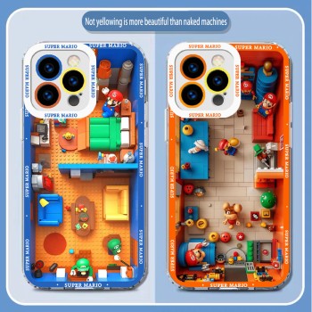 ينطبق على Apple 16 Propeir Case Pro Mechanical Mario 14 Lego Building Builds 13 Angel Eye Max Anti-Fall 11 Package Package