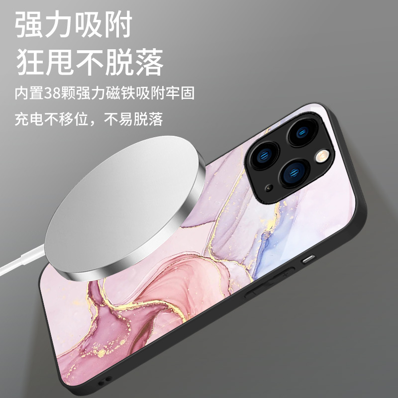 قابلة للتطبيق على Apple 15Pro Phone Case 13 Marble Pro Magnetic Excorption 14 Smudge 11 Gilding 12 Art 16 Advanced قابلة للتطبيق على Apple 15Pro Phone Case 13 Marble Pro Magnetic Excorption 14 Smudge 11 Gilding 12 Art 16 Advanced