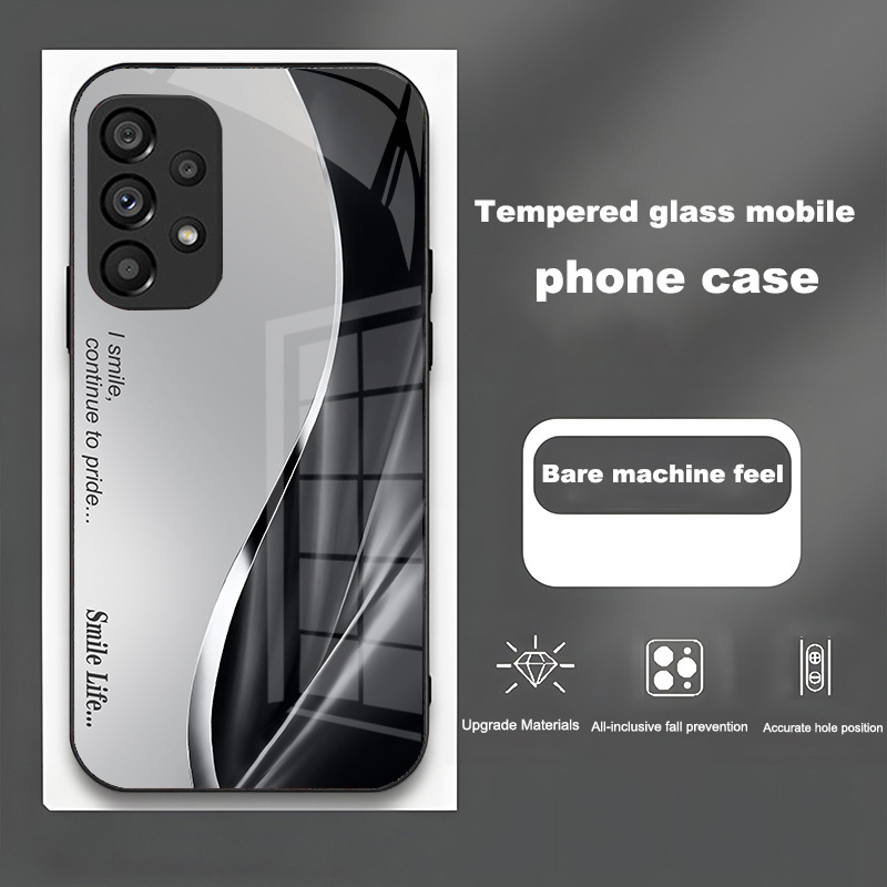 Smile مناسبة ل Samsung S10 Lradient Lines S9 Glass A40 S22 Ultra Fall Probrack A Aliexpress Smile مناسبة ل Samsung S10 Lradient Lines S9 Glass A40 S22 Ultra Fall Probrack A Aliexpress