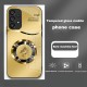 مناسبة لـ Samsung S25 CASE S24 National Trend S23 Business S22 Golden Ring Zodiac Plus Drassing Glass Vall-Instlicive