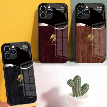 ينطبق على Apple 17 Dragon Qi Chongtian 14 Pro Wood Grain 13/12 Promax All-Insivip