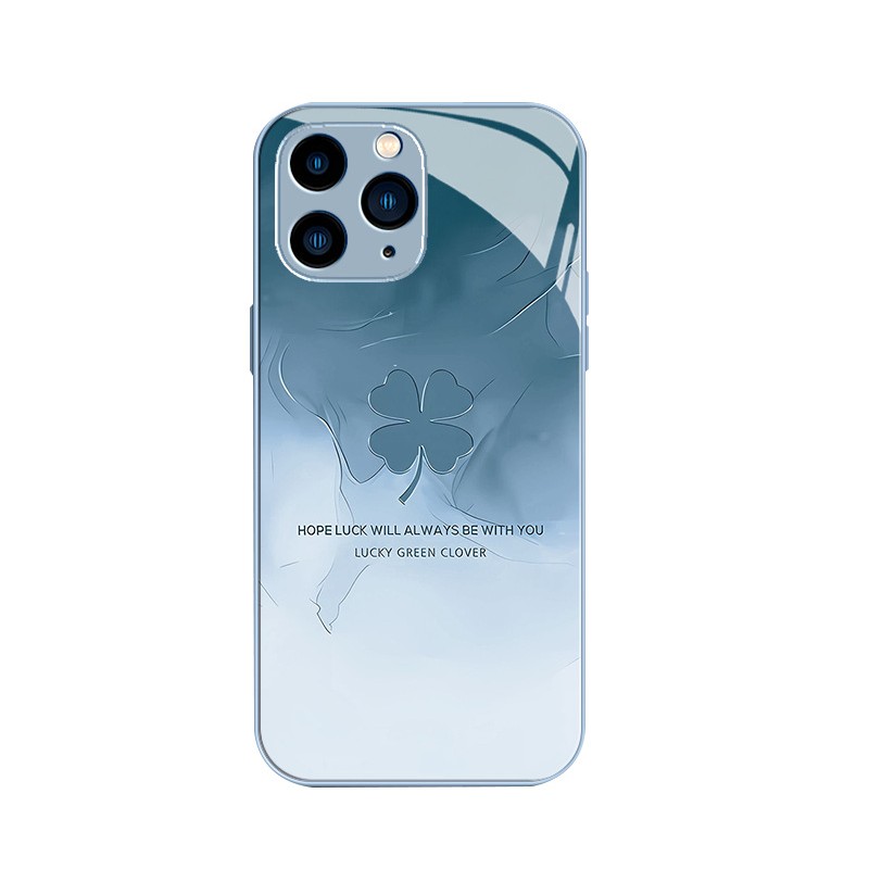 ينطبق على Apple 15 Mobile Phone Case 15 Promax Lucky Clover 14 Pro Liquid Glass 13 Mini New Max ينطبق على Apple 15 Mobile Phone Case 15 Promax Lucky Clover 14 Pro Liquid Glass 13 Mini New Max