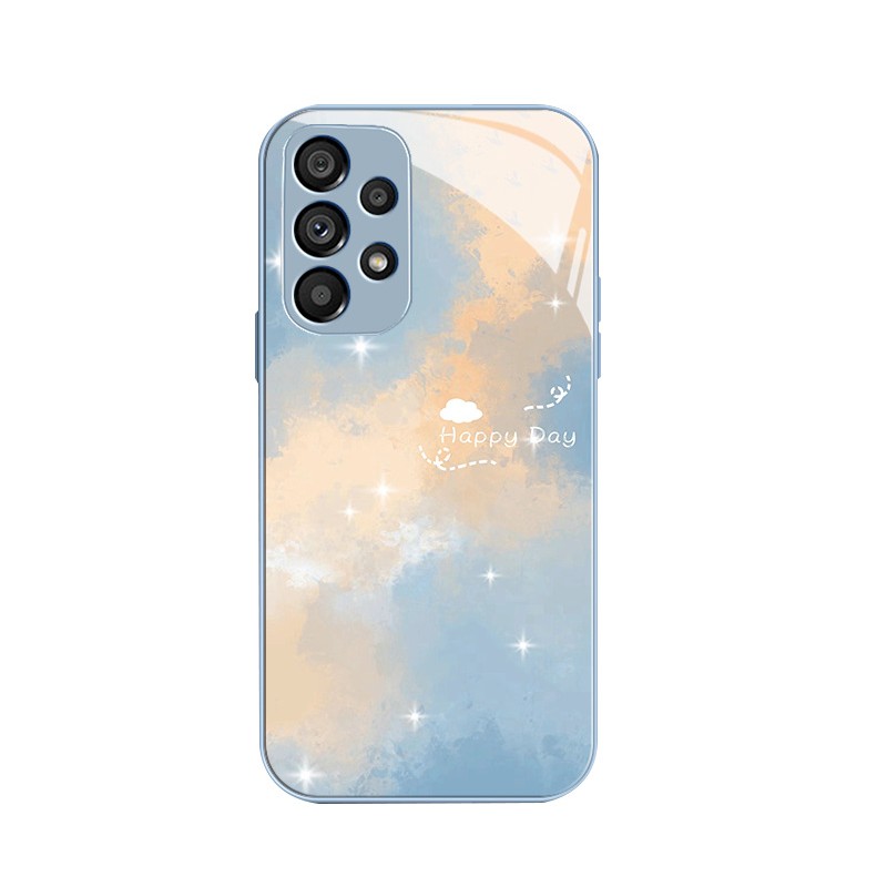 مناسبة لـ Samsung S9 تقديم حالة الهاتف المحمول S21 Niche Creative S10 Lradient Color S11e Liquid Glass Head مناسبة لـ Samsung S9 تقديم حالة الهاتف المحمول S21 Niche Creative S10 Lradient Color S11e Liquid Glass Head
