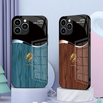 ينطبق على Apple 17 Dragon Qi Chongtian 14 Pro Wood Grain 13/12 Promax All-Insivip