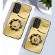 مناسبة لـ Samsung S25 CASE S24 National Trend S23 Business S22 Golden Ring Zodiac Plus Drassing Glass Vall-Instlicive