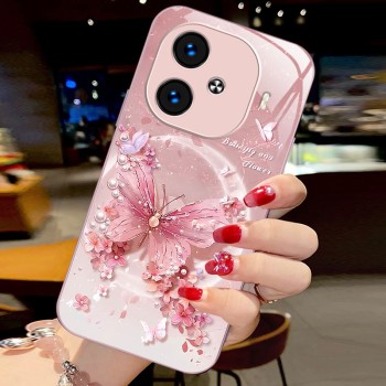 فراشة ضوء القمر مناسبة لـ VIVOS20 Case Phone Case X60 Creative Flowers X50ins Style Pro Highlend Sense Y78 Liquid