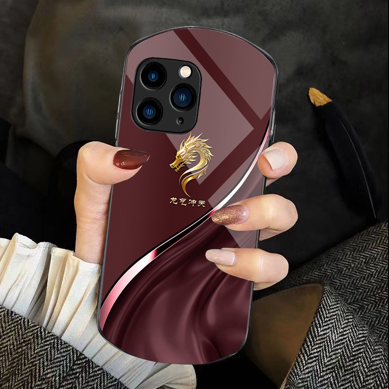 ينطبق على Apple 15 Dragon Qi Chongtian 13max Oval 11 Cloth Pattern 12mini Anti-Fall iPhone x aliexpress ينطبق على Apple 15 Dragon Qi Chongtian 13max Oval 11 Cloth Pattern 12mini Anti-Fall iPhone x aliexpress