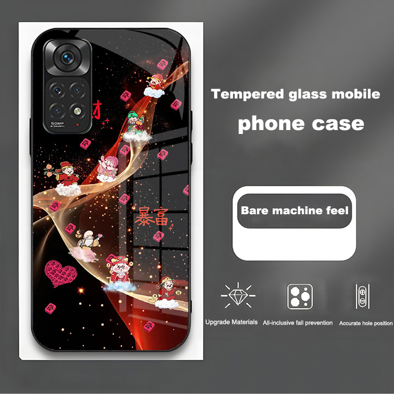 مناسبة لـ Redmi K80Pro God of Wealth Mobile Case K70 ، قم بتوضيح مذكرة ثروة كل ما أريد أن أكون K40 Get Rich A1 Glass مناسبة لـ Redmi K80Pro God of Wealth Mobile Case K70 ، قم بتوضيح مذكرة ثروة كل ما أريد أن أكون K40 Get Rich A1 Glass