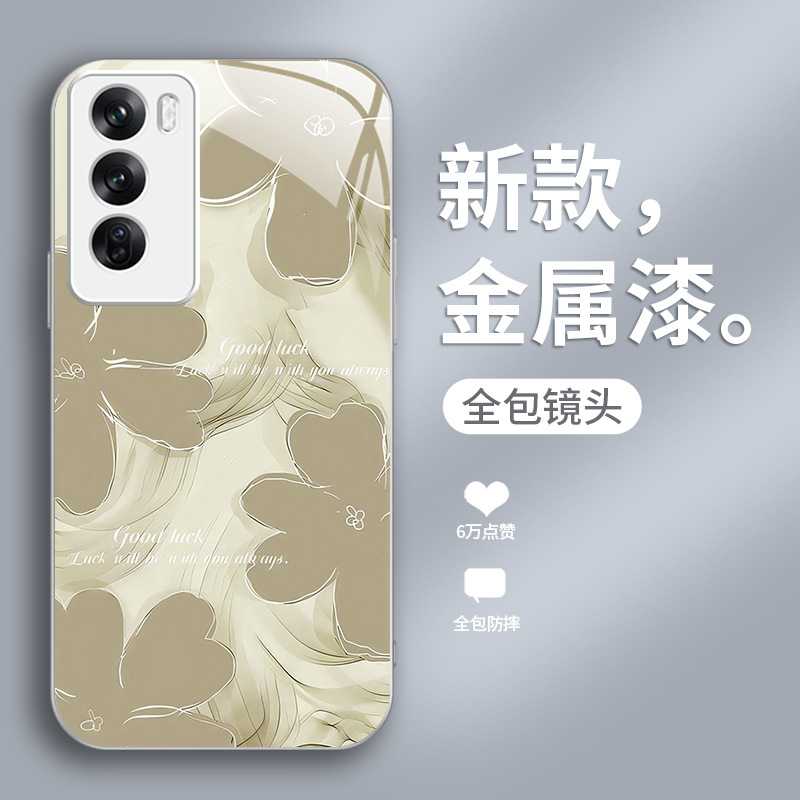 ملطخة Camellia مناسبة لـ Opporeno13 Mobile Phone Case A1 Light Luxury Retro A2 Fashion Trendy Mark ملطخة Camellia مناسبة لـ Opporeno13 Mobile Phone Case A1 Light Luxury Retro A2 Fashion Trendy Mark