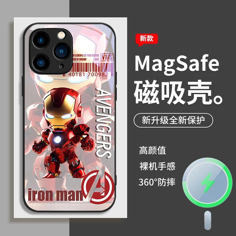 Avengers مناسبة لـ Apple 16 Plus Case 11/12 Animation 13 Marvel Pro Magnetic Case 14 Full Package Avengers مناسبة لـ Apple 16 Plus Case 11/12 Animation 13 Marvel Pro Magnetic Case 14 Full Package
