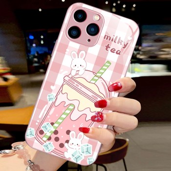 ينطبق على Apple 15Pro Drinks Animal 14plus Cute 13Pro Niche 12mini Trend 11pro Internet Celebrity 7