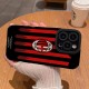 مناسبة لـ Apple 17 17 Air 17Promax 17Pro Football Milan Soft 16 16pro 15 14 13