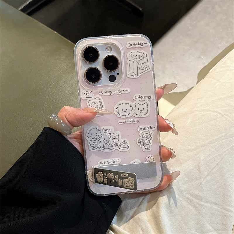 نمط نص الرسوم المتحركة على النمط الكوري INS مناسب لـ iPhone17 Apple 16 Promax/15/14 حالة الهاتف المحمول نموذج جديد نمط نص الرسوم المتحركة على النمط الكوري INS مناسب لـ iPhone17 Apple 16 Promax/15/14 حالة الهاتف المحمول نموذج جديد