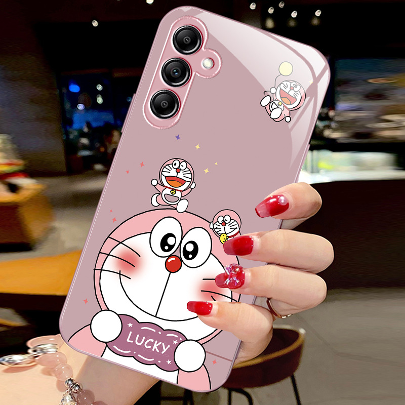 مناسبة لـ Samsung A33 Doraemon A72 الزجاج السائل Fe الزوجين A54 Dingdang Cat A73 Cartoon S30 الرجال والنساء مناسبة لـ Samsung A33 Doraemon A72 الزجاج السائل Fe الزوجين A54 Dingdang Cat A73 Cartoon S30 الرجال والنساء