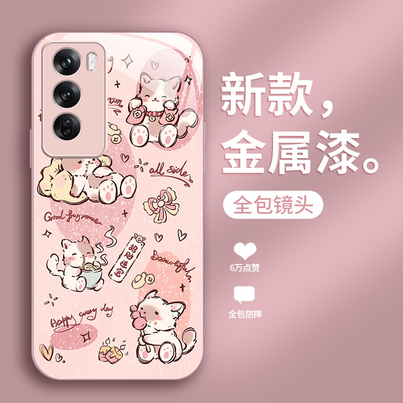 ينطبق على OPPOA3 Luck Cat A2Pro Cute FindX2 Niche R11 Liquid A36 All Inclusive A1K Mobile Case ينطبق على OPPOA3 Luck Cat A2Pro Cute FindX2 Niche R11 Liquid A36 All Inclusive A1K Mobile Case