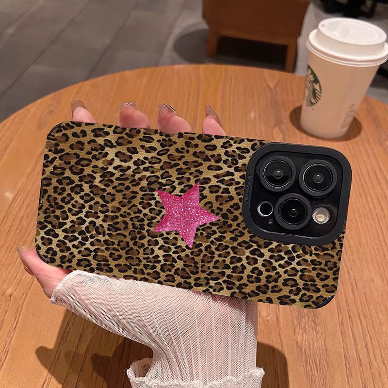 نجم Leopard-Print 17 17air مناسب لـ Apple 17Promax 17Pro 16Pro Case 16Promax نجم Leopard-Print 17 17air مناسب لـ Apple 17Promax 17Pro 16Pro Case 16Promax