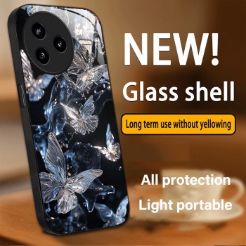 ينطبق على Redmi Note14 Case Mobile Phone K80 Hot Model K70e Smudge Love K60 Butterfly 13C Glass Pro Star