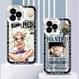 قطعة واحدة مناسبة لـ Apple 15plus Zoro 13 Luffy 12 Animation XS Transparent Mini Covere Convers