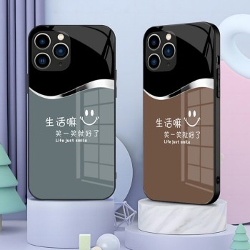 ينطبق على Apple 16Pro 15 Simple Plus Inspirational Pro Smile Xsmax Life 7/8 حالة الهاتف المحمول