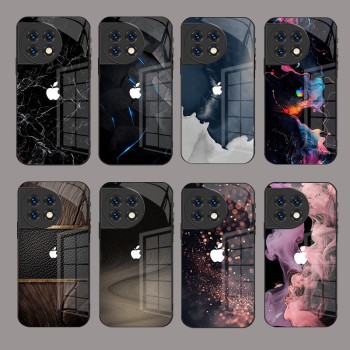 ينطبق على OnePlus ACE5 Case Pro Wood Grain Leather 9r Apple Pattern 3V Smoke 1+10 Glass 13R Creational