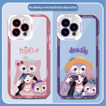 ينطبق على Apple 14max Lingnabelle Pro Star Dailu 13 شفافًا 15 كارتون 12 Creative 11 aliexpress