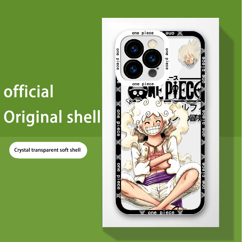 قطعة واحدة مناسبة لـ Apple 15plus Zoro 13 Luffy 12 Animation XS Transparent Mini Covere Convers قطعة واحدة مناسبة لـ Apple 15plus Zoro 13 Luffy 12 Animation XS Transparent Mini Covere Convers