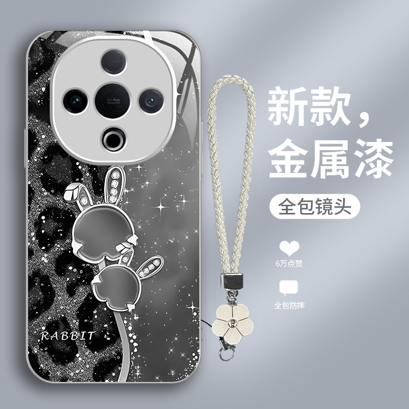 مناسبة لحالة الهاتف المحمول VIVOS30 S12 Leopard Print Golden Rabbit X50 Advanced X90 Liquid Z9 Light Light X100 على شكل زهرة مناسبة لحالة الهاتف المحمول VIVOS30 S12 Leopard Print Golden Rabbit X50 Advanced X90 Liquid Z9 Light Light X100 على شكل زهرة