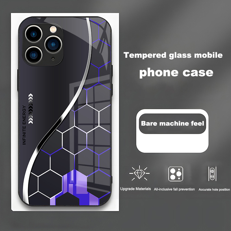 ينطبق على Apple 15 Mechanical Syke 14Pro Trend 13/12Promax Business Drop 11promax Glass Shell ينطبق على Apple 15 Mechanical Syke 14Pro Trend 13/12Promax Business Drop 11promax Glass Shell