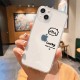 نص زوجان مناسب لـ Apple 16 Phone Case 15 Heartbeat 14 Highlend Sense 13 Niche 12 فريدة من نوعها 11 قذيفة ناعمة شاملة