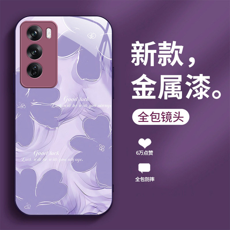 ملطخة Camellia مناسبة لـ Opporeno13 Mobile Phone Case A1 Light Luxury Retro A2 Fashion Trendy Mark ملطخة Camellia مناسبة لـ Opporeno13 Mobile Phone Case A1 Light Luxury Retro A2 Fashion Trendy Mark