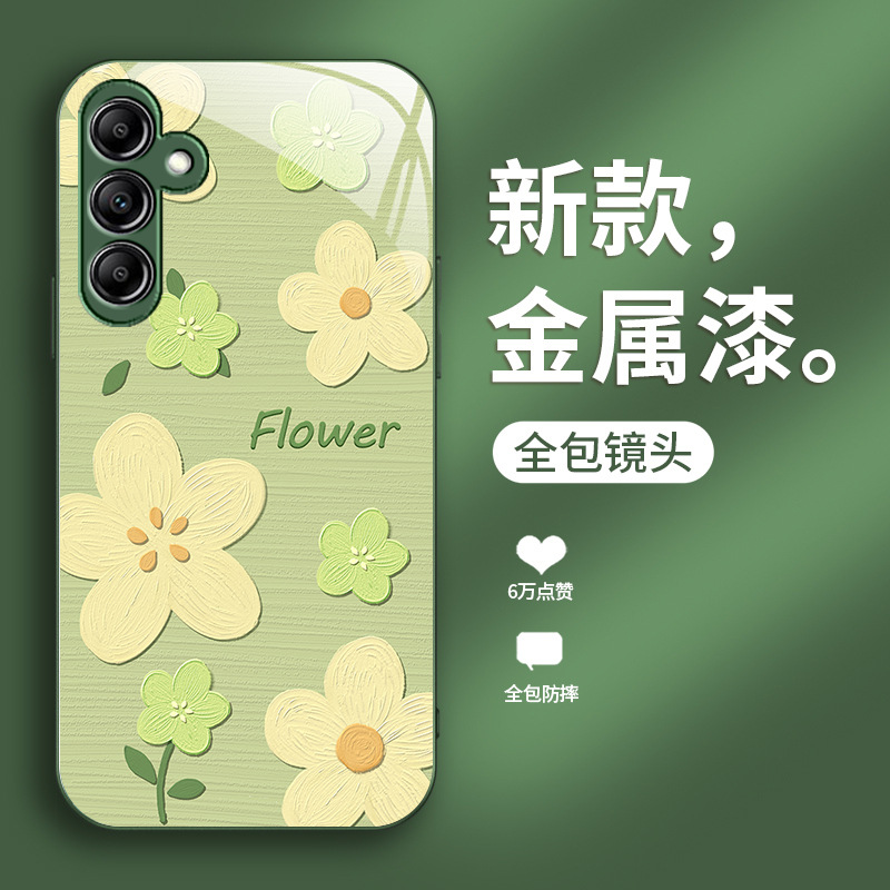 مناسبة ل Samsung A32 Phone Case A14 Glass A20 Flower مناسبة ل Samsung A32 Phone Case A14 Glass A20 Flower