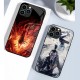 ينطبق على Apple 16 Mobile Phone Case 15 Comic المحلي 14 Nezha 13 Demon Child 12 Plus Plus Plus Glass Pro anti fall and scratch
