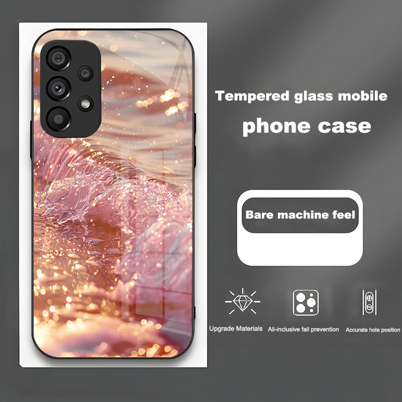 الماء المتدفق والذهب مناسبان لـ Samsung S21 Zhaocai S Glass Ultra Hot بالإضافة الماء المتدفق والذهب مناسبان لـ Samsung S21 Zhaocai S Glass Ultra Hot بالإضافة