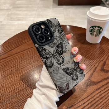 جراب الفراشة المناسب لأجهزة ابل ايفون 16E 16ProMax 16 16PRO 15 14 Case 13 12 11