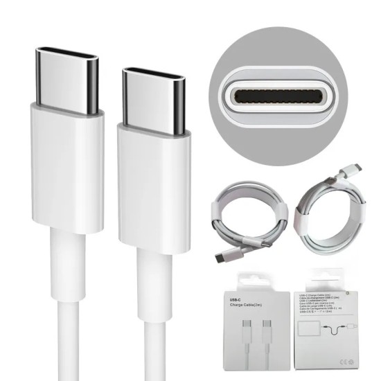 كابل شحن سريع PD 18 وات 20 وات كابل بيانات شحن سريع PD بطول 2 متر مناسب لكابل بيانات Apple 12 pro 5A 6A