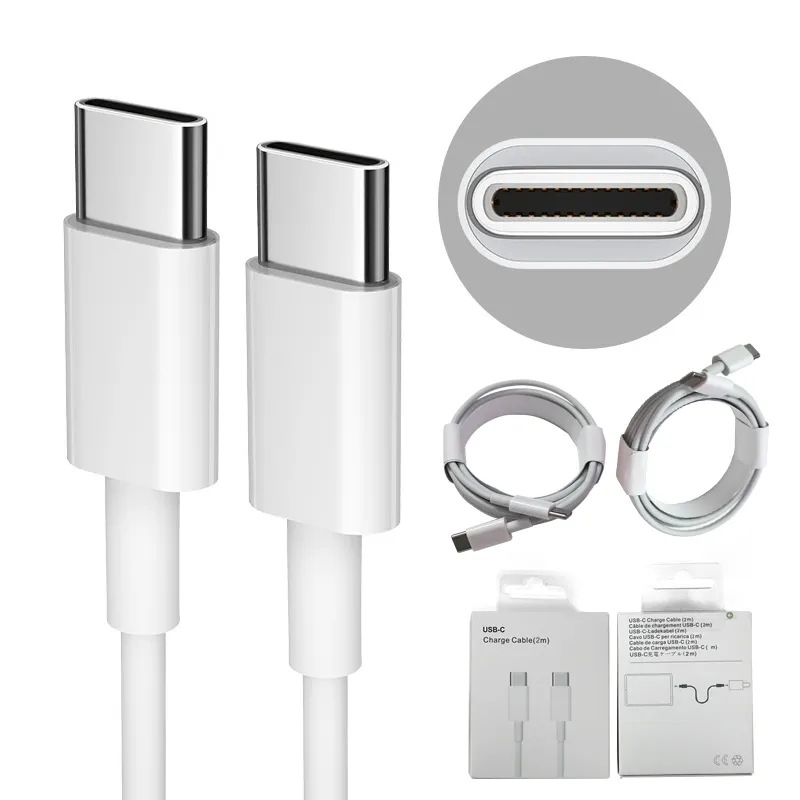 كابل شحن سريع PD 18 وات 20 وات كابل بيانات شحن سريع PD بطول 2 متر مناسب لكابل بيانات Apple 12 pro 5A 6A كابل شحن سريع PD 18 وات 20 وات كابل بيانات شحن سريع PD بطول 2 متر مناسب لكابل بيانات Apple 12 pro 5A 6A