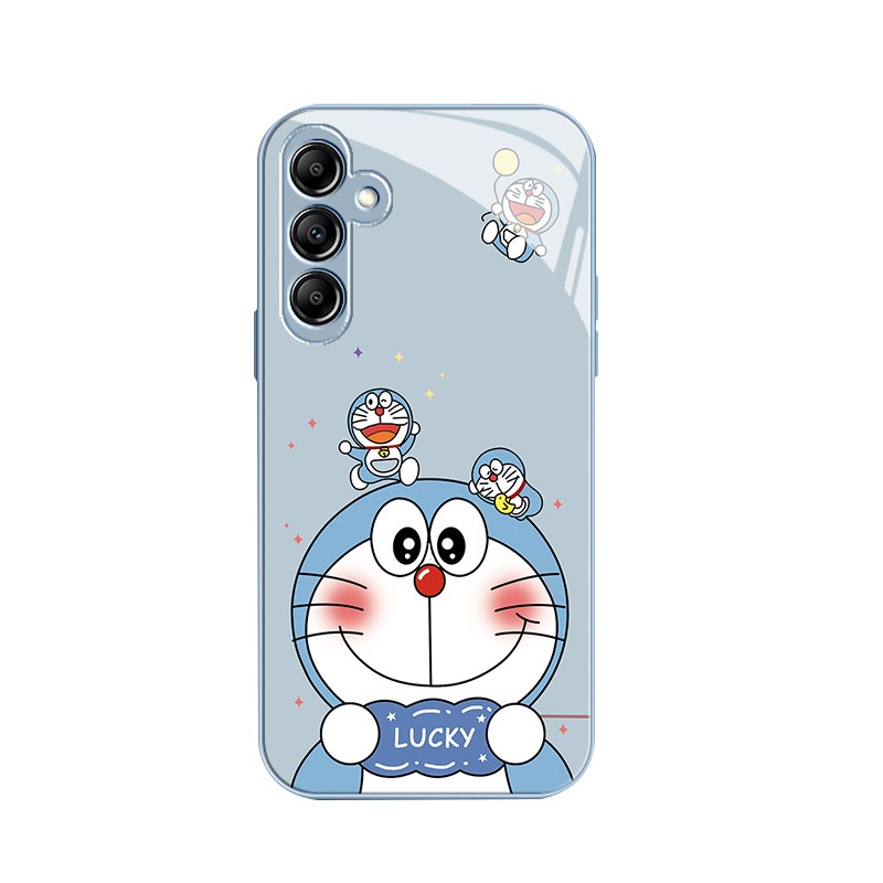 مناسبة لـ Samsung A33 Doraemon A72 الزجاج السائل Fe الزوجين A54 Dingdang Cat A73 Cartoon S30 الرجال والنساء مناسبة لـ Samsung A33 Doraemon A72 الزجاج السائل Fe الزوجين A54 Dingdang Cat A73 Cartoon S30 الرجال والنساء