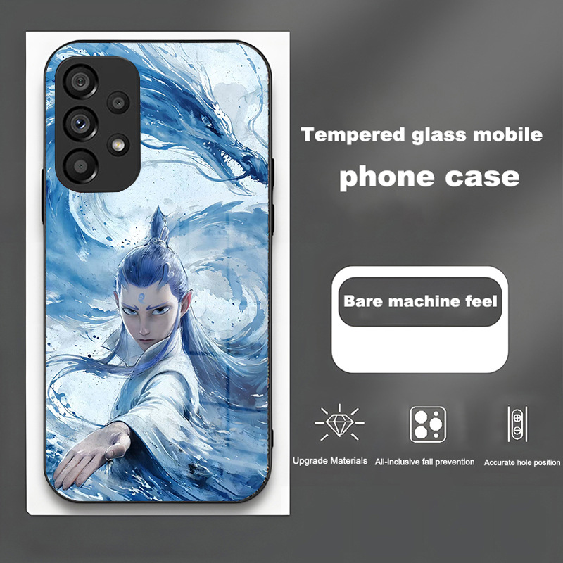 مناسبة لـ Samsung S25 Case S24 Comic Comic S23 Nezha S22 Devil S21 Glass Class S20 مكافحة السقوط ومضاد للخلع مناسبة لـ Samsung S25 Case S24 Comic Comic S23 Nezha S22 Devil S21 Glass Class S20 مكافحة السقوط ومضاد للخلع
