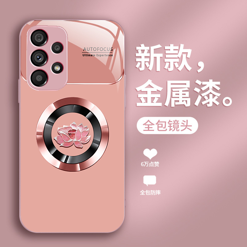 مناسبة لـ Samsung S23 Ultra Metal Liquid S21 Ring Lotus S10E Advanced Anti Fall S20 Aliexpress مناسبة لـ Samsung S23 Ultra Metal Liquid S21 Ring Lotus S10E Advanced Anti Fall S20 Aliexpress