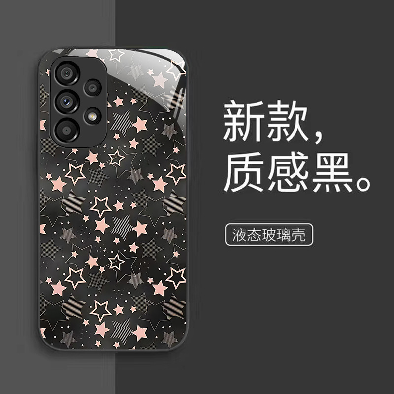 مناسبة لـ Samsung S30 Mobile Phone Case S25 Star Pattern Design S20 Ultra Trendy S22 Metal Fe Celebrity Pro Full Package مناسبة لـ Samsung S30 Mobile Phone Case S25 Star Pattern Design S20 Ultra Trendy S22 Metal Fe Celebrity Pro Full Package