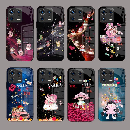 مناسبة لـ Xiaomi 15Pro God of Wealth Mobile Case Get Rich Mix4 كل ما أريد أن أصبح C40 Grich C55 Glass