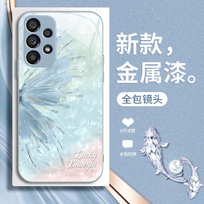 مناسبة لـ Samsung S20FE Lucky Butterfly 22ins Wind S8 Bradient S21 Creative 40 شاملة تمامًا لضادة السائل الفائق المضاد للسقوط مناسبة لـ Samsung S20FE Lucky Butterfly 22ins Wind S8 Bradient S21 Creative 40 شاملة تمامًا لضادة السائل الفائق المضاد للسقوط