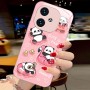 ينطبق على VIVOS20 Mobile Phone Case S19 Liquid Glass Pro Swimming Panda X200 Cartoon 12