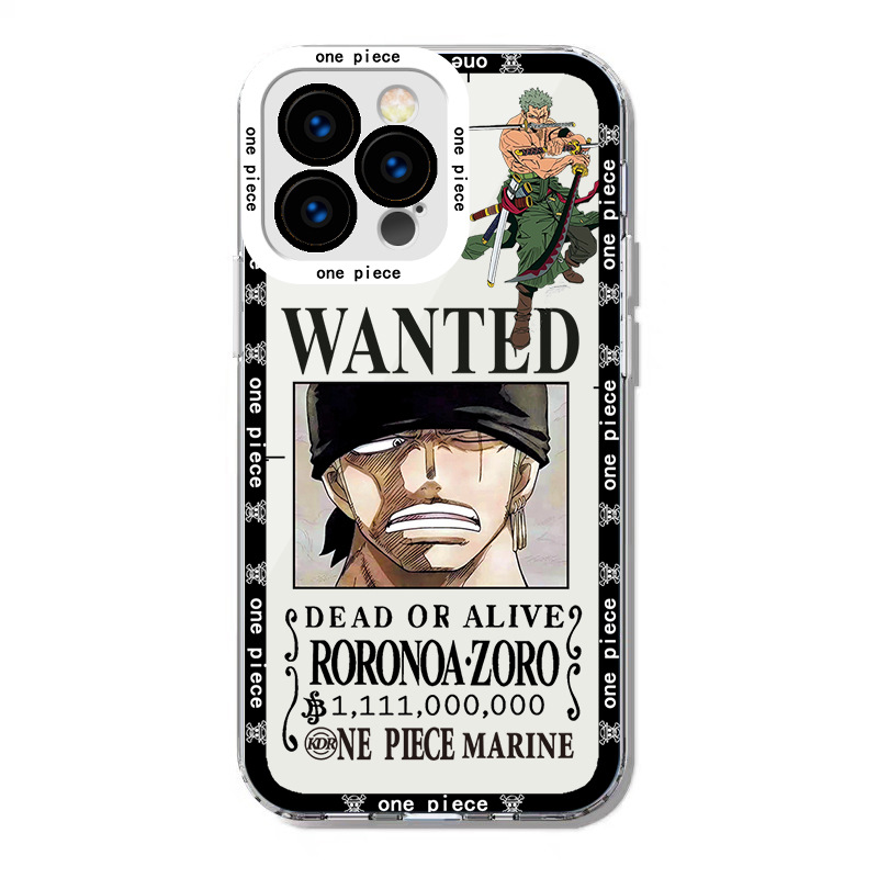 قطعة واحدة مناسبة لـ Apple 15plus Zoro 13 Luffy 12 Animation XS Transparent Mini Covere Convers قطعة واحدة مناسبة لـ Apple 15plus Zoro 13 Luffy 12 Animation XS Transparent Mini Covere Convers