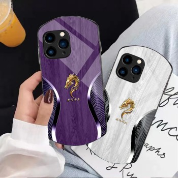 ينطبق على Apple 15Pro Glass Shell 14max Oval 13 Dragon Energy 11 Simple XR Wood Grain iPhonexs