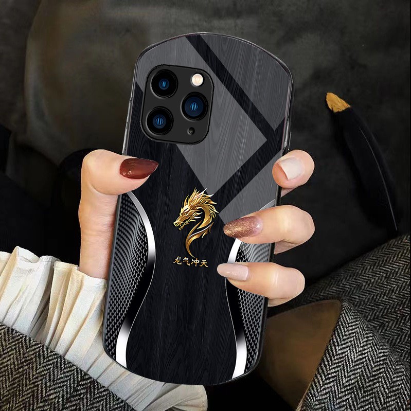 ينطبق على Apple 15Pro Glass Shell 14max Oval 13 Dragon Energy 11 Simple XR Wood Grain iPhonexs ينطبق على Apple 15Pro Glass Shell 14max Oval 13 Dragon Energy 11 Simple XR Wood Grain iPhonexs