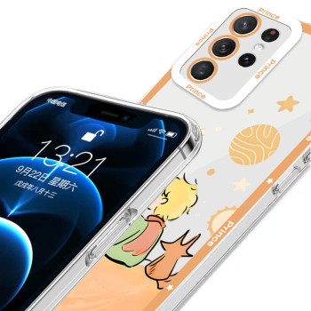 Little Prince مناسب ل Samsung M11 Angel Eye Mobile Case 24 Little Fox 20 Anime 55 شفاف 21