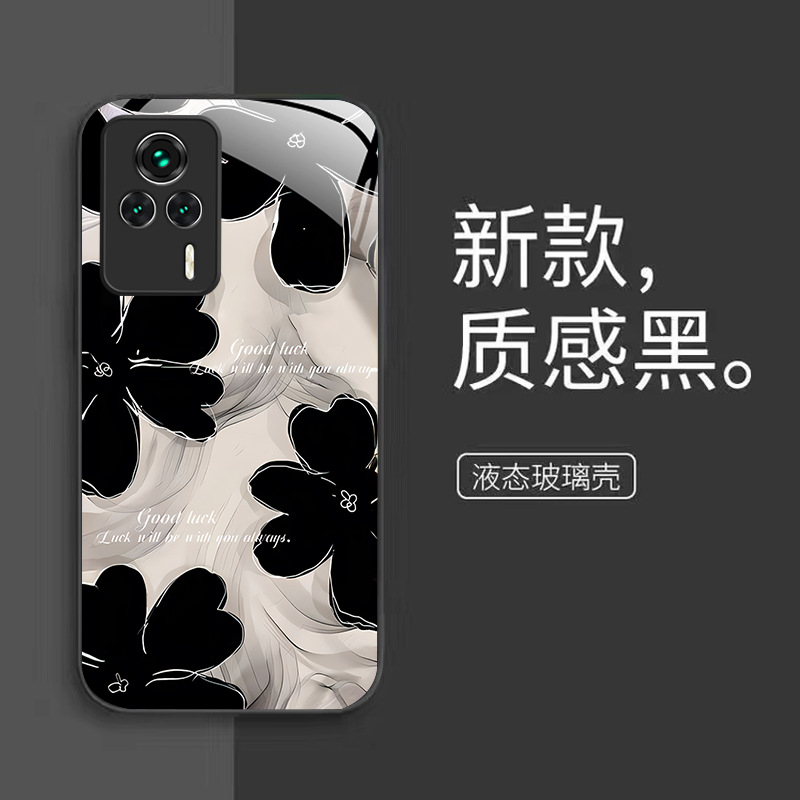 SMUDGE CAMELLIA مناسبة لـ Redmi K80 CASE Mobile Phone K70 Light Luxury Retro Pro Fashion Trendy Trendy K40 Full-In-Fall SMUDGE CAMELLIA مناسبة لـ Redmi K80 CASE Mobile Phone K70 Light Luxury Retro Pro Fashion Trendy Trendy K40 Full-In-Fall